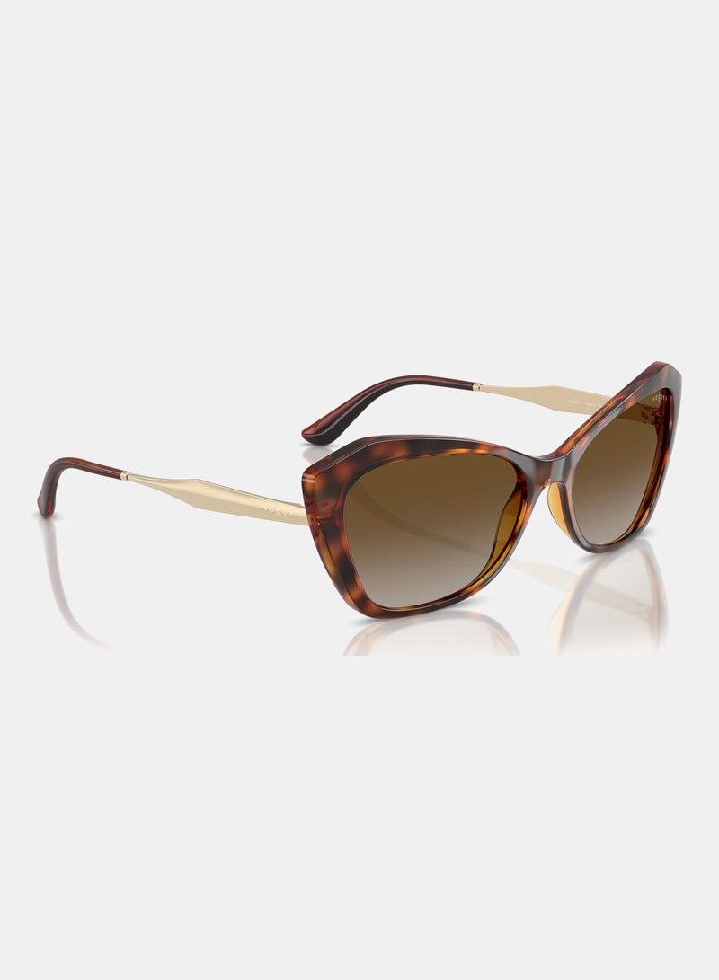 Vogue Full Rim Cat Eye Sunglasses 5626S, 56, W656, T5 - Image 3